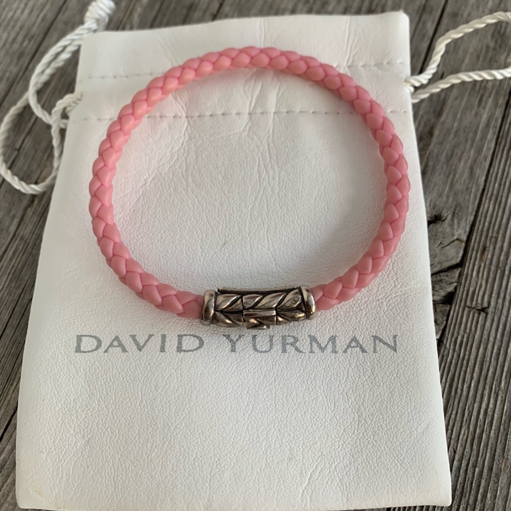 David Yurman Breast Cancer Woven Bracelet